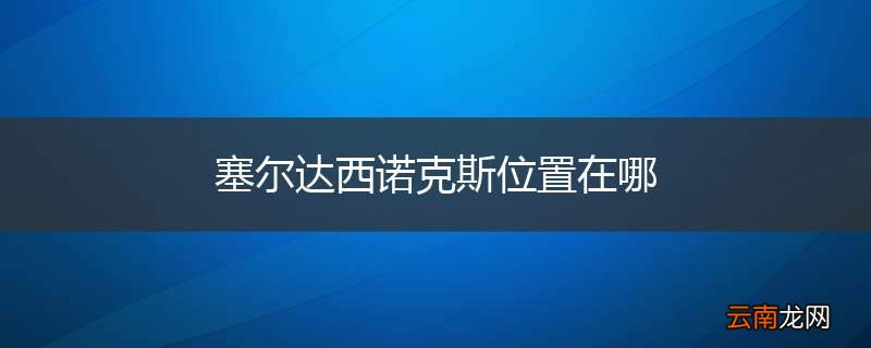 塞尔达西诺克斯位置在哪