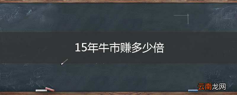 15年牛市赚多少倍