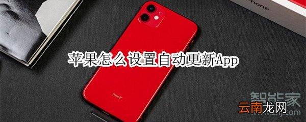 苹果怎么设置自动更新App