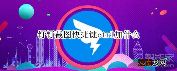 钉钉截图快捷键ctrl加什么