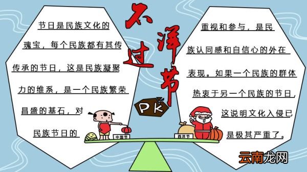不过洋节手抄报 不过洋节手抄报的画法