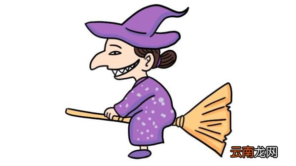 魔女简笔画