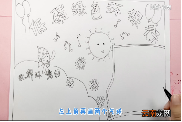 低碳环保手抄报