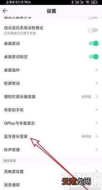 QQ音乐app开启蓝牙音乐管家功能的方法