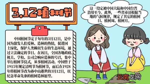 一年级植树节手抄报内容 一年级植树节手抄报内容画法