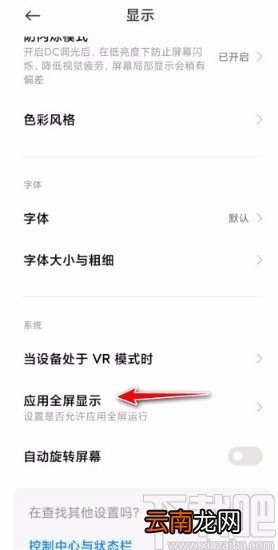 小米手机设置全面屏模式的方法