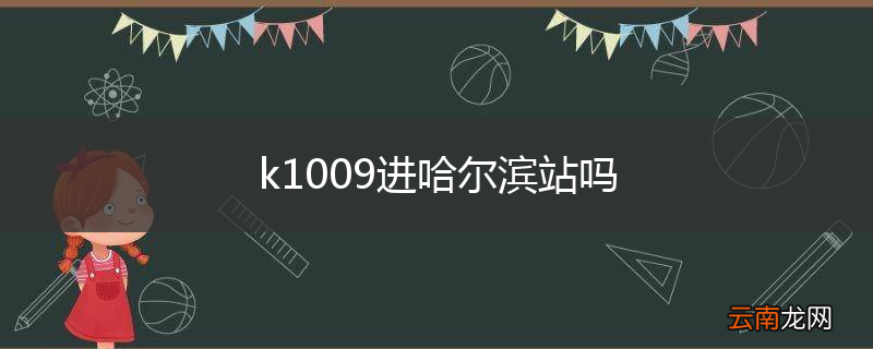 k1009进哈尔滨站吗