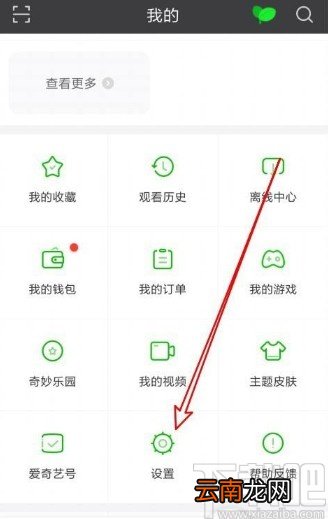 爱奇艺app设置禁止接收泡泡通知的方法