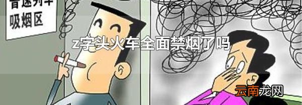 z字头火车全面禁烟了吗