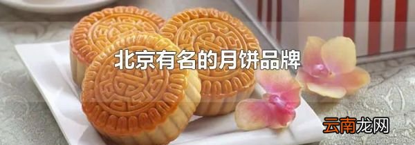 北京有名的月饼品牌