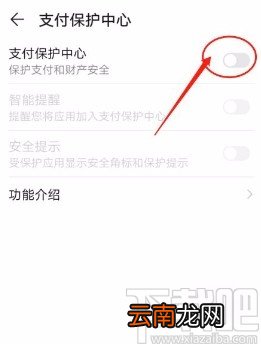 华为手机开启支付保护中心的方法