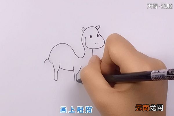 骆驼简笔画