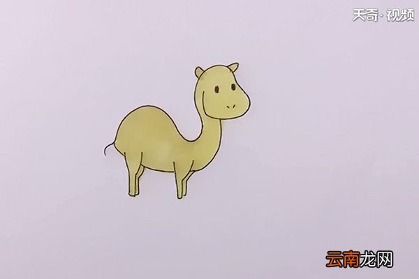 骆驼简笔画