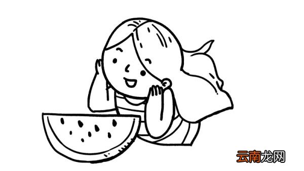 夏至简笔画步骤夏至简笔画教程