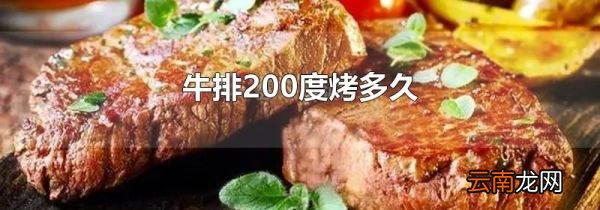 牛排200度烤多久