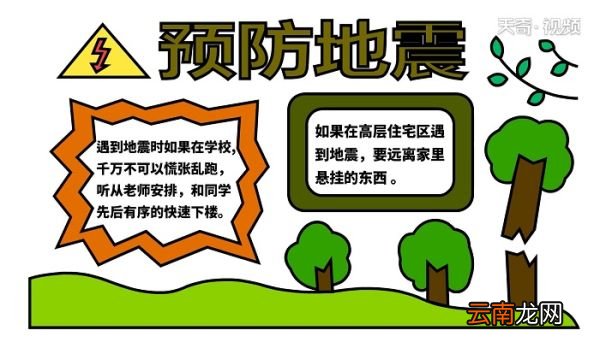 地震手抄报 地震手抄报怎么画