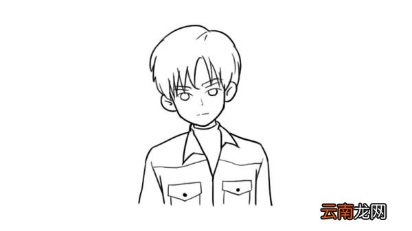 易烊千玺简笔画