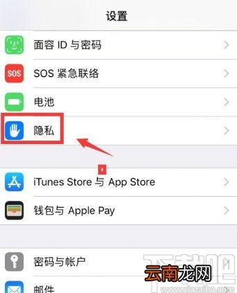 苹果手机更改相机授权的方法