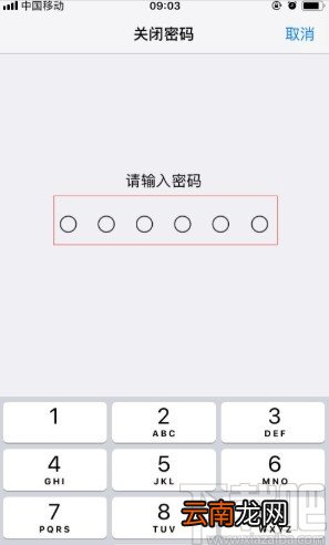 苹果手机关闭锁屏密码的方法
