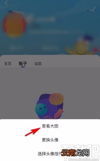 百度贴吧app查看头像大图的方法