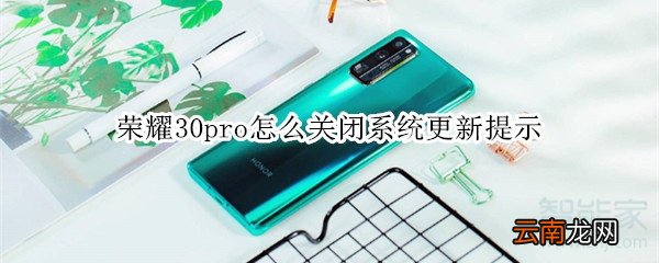 荣耀30pro怎么关闭系统更新提示
