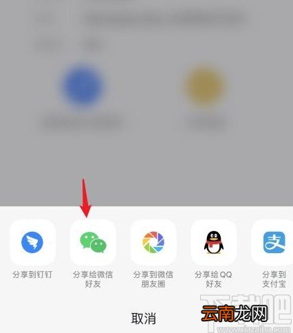 钉钉app分享文件到微信的方法