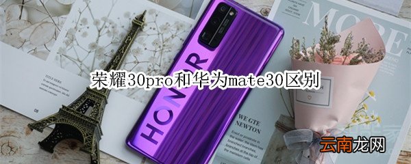 荣耀30pro和华为mate30区别