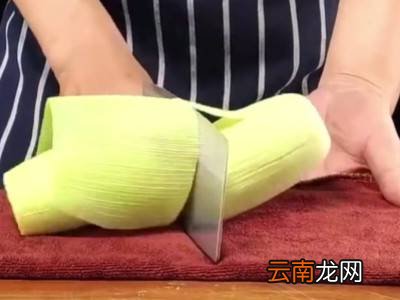 怎么切玉米成小段省力
