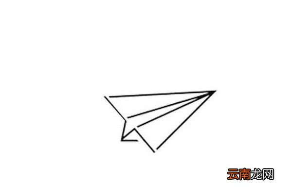 纸飞机怎么画好看又简单 纸飞机的画法步骤