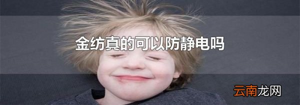 金纺真的可以防静电吗