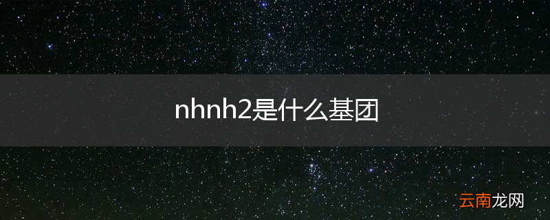 nhnh2是什么基团