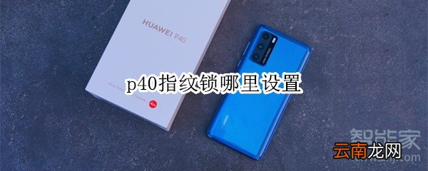 p40指纹锁哪里设置