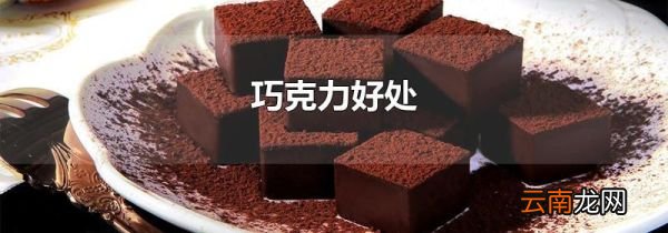 巧克力好处