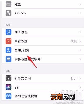 苹果手机开启提示闪光灯的方法