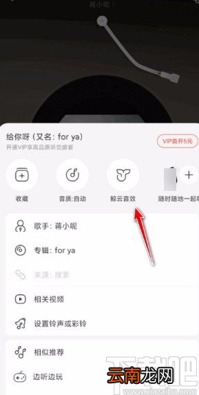 网易云音乐app修改音效的方法