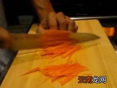 胡萝卜丝怎么切