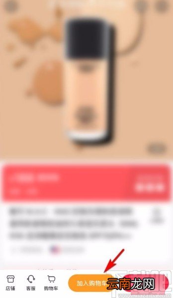 小红书app将商品加入购物车的方法