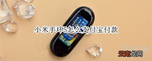 小米手环5怎么支付宝付款