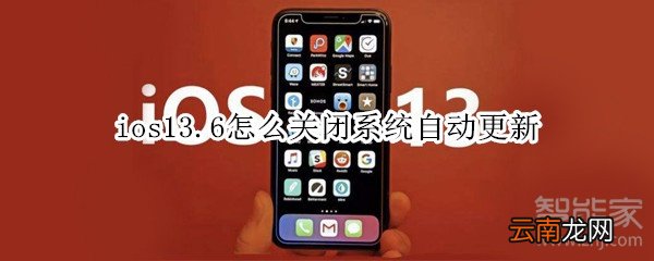 ios13.6怎么关闭系统自动更新