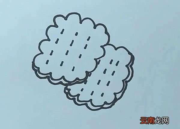饼干简笔画