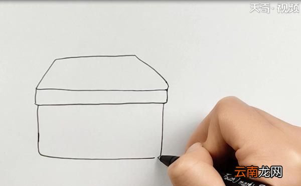 礼品盒简笔画