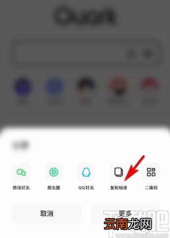 夸克app复制APP链接的方法