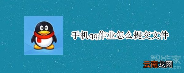 手机qq作业怎么提交文件
