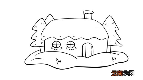 我的家简笔画怎么画怎么画我的家简笔画