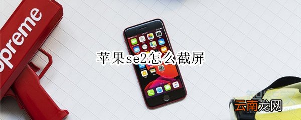 苹果se2怎么截屏