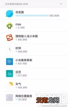 小米手机查看流量使用情况的方法