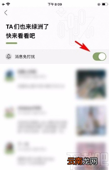 绿洲app设置消息免打扰的方法