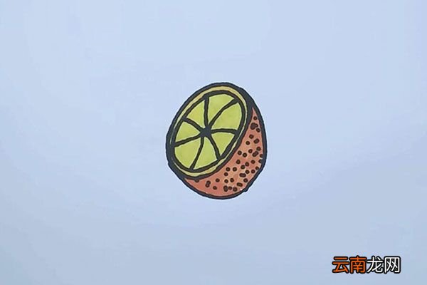 橙子简笔画