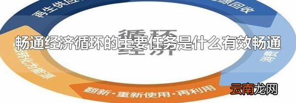 畅通经济循环的主要任务是什么有效畅通