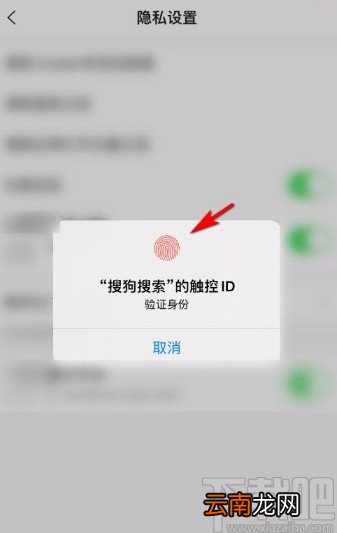 搜狗搜索app开启应用指纹锁的方法